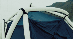 充气的帐篷，1分钟完成搭建，10天屹立不倒，透气防风防水